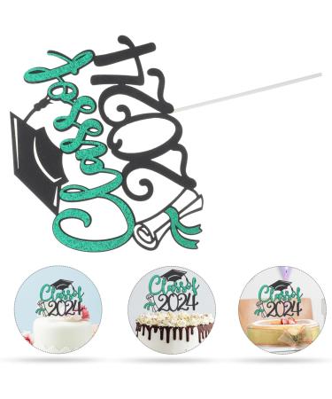 PRETYZOOM 5 Sets Cake Insert Top Hat Graduation Cake Decors Graduate European and American - Buy Online on SooperMarket.com
