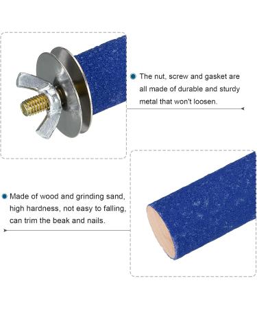 PATICIL 1.1x5.5 Bird Perch Stand for Parrots & Lovebirds - Cage Accessories for Small Birds - Blue - Buy Online on SooperMarket.com