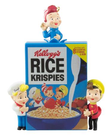 Hallmark 2016 Christmas Ornament Snap, Crackle & Pop Rice Krispies Cereal Ornament