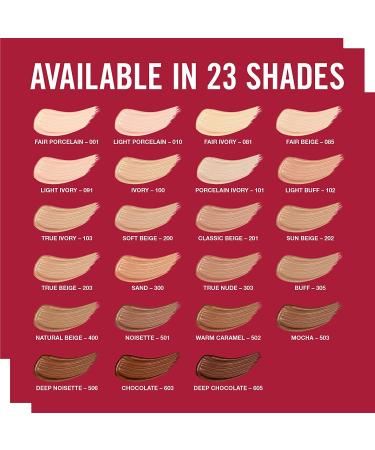 Rimmel London Stay Matte Full Coverage Foundation 305 Buff - 1 oz | Long-Lasting Matte Finish - Buy Online on SooperMarket.com