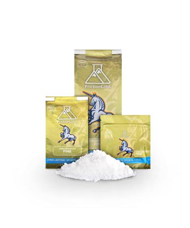 Friction Labs Premium Sports Chalk for Rock Climbing, Weight Lifting, Gymnastics, Tennis & More - Long Lasting Grip, Healthier Skin, Better Overall Performance - Endorsed by 100+ Pro Athletes 5 oz Fine Texture - Unicorn Dust