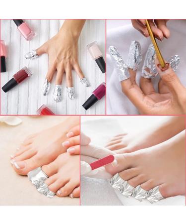 G2PLUS Gel Nail Remover Foils - 300PCS Silver Nail Foil Removal Wraps - Buy Online on SooperMarket.com