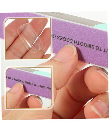 Mikinona 1 Set Nail Set Nail Tips Nails Nail Buffer Block Plastic Nail French Manicure Kit Nail Grinding Bar Nail Grooming Kit Manicure Clippers Fingernail Stainless Steel Artificial 13X7cm Assorted Color 3 - Buy Online on SooperMarket.com