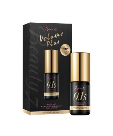 Volume Plus Eyelash Black Glue 0.1 Second Fast Drying for Individual Lash Extensions (5ml) - Buy Online on SooperMarket.com