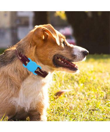 Buy Airtag Dog Collar - Silicone GPS Tracking Accessories for Dogs & Cats | Anti-Lost Protective Cover in Green - Buy Online on SooperMarket.com