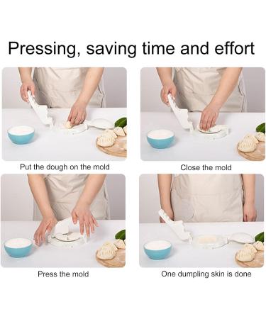 Dough Presser Safe Pastry empanada Maker Dumpling Skin Wrapper Cooking Gadgets Pressing Tool Perfect for Dumpling Calzone Ravioli Empanada Turnover & Pierogi - Buy Online on SooperMarket.com