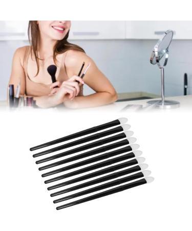 Silicone Eyeshadow Brush 10pcs Curved Brush Tip Silicone Glitter Applicator Comfortable Reusable for Lip Colors - Buy Online on SooperMarket.com