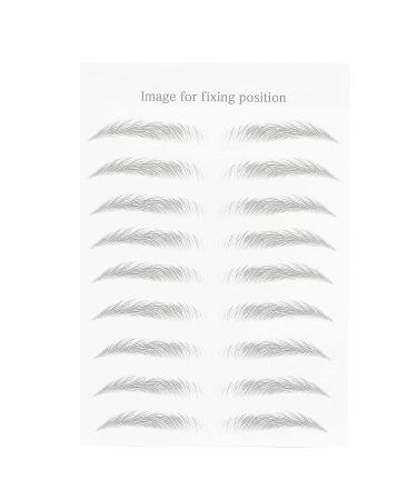 Long Lasting Waterproof Eyebrow Tattoo Sticker for Women - BLACK-05 - Buy Online on SooperMarket.com