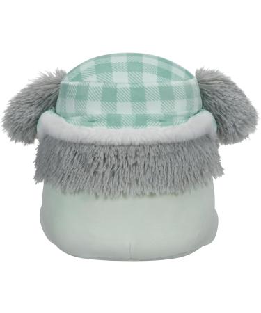 Squishmallows Original 7.5-Inch Evita the Grey Bigfoot Plush with Trapper Hat - Small Ultrasoft Toy - Buy Online on SooperMarket.com