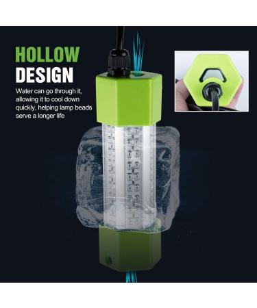 Goture 12V 45W Underwater Fishing Light - Portable IP68 LED Submersible Waterproof Lamp for Boat, Kayak, Dock - Green/White 108LED - Buy Online on SooperMarket.com