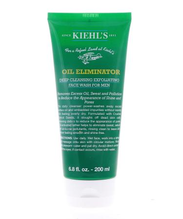 Kiehl's Men's Oil Eliminator Face Wash with Apricot - 6.8 Oz - Buy Online on SooperMarket.com