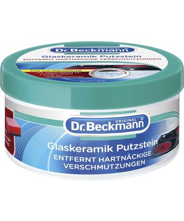 Dr. Beckmann glass ceramic cleaning stone | effective hob cleaner | incl. special sponge 1x 250 g 1 pack