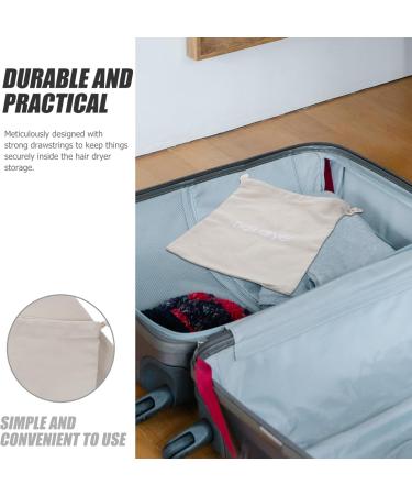 Gogogmee Hair Dryer Storage Bag Hair Dryer Clothes Bag Travel Pouch Travelling Bag Holder Fabric Light Grey - Buy Online on SooperMarket.com