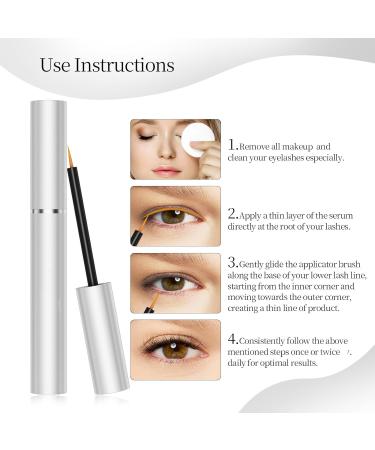 Eyelash Growth Essence - Longer Fuller Thicker Lashes | Mild Formula Eyelash Enhancement - Buy Online on SooperMarket.com