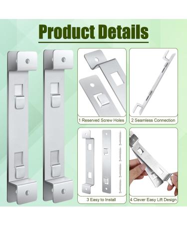 2 Sets of Bird House Brackets Steel Rust Proof Bird House Mounting Post Bracket with Screw and Drywall Anchor Bird House Hanger Fixing Bracket Mounting Plate for Securing Bird Houses Nesting Boxes - Buy Online on SooperMarket.com