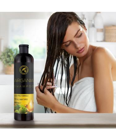 AROMATIKA Argan Oil Shampoo 16.2 Fl Oz | Natural Hair Care with Argan Oil & Herbal Extracts for All Hair Types - Restorative Formula - Buy Online on SooperMarket.com