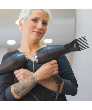 Hair Dryer Comb Attachment: 2pcs Hair Dryer Comb Accessories Universal Hair Dryer Nozzle Comb Attachment - Hairdressing Styling Salon Tool for Barber Shop - Buy Online on SooperMarket.com
