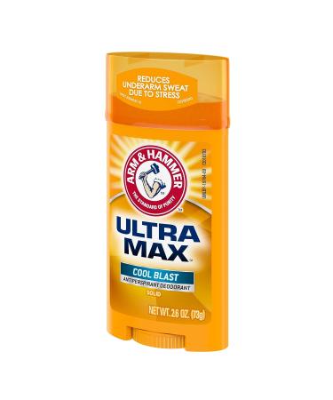 Arm & Hammer Ultra MAX Deodorant - Cool Blast Solid 2.6oz | Natural Deodorizers - Buy Online on SooperMarket.com