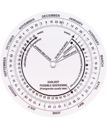 Pregnancy Wheel Due Date Calculator - OB-GYN, Midwives, Nurses, Patients & Doctors - 8 pack - Buy Online on SooperMarket.com