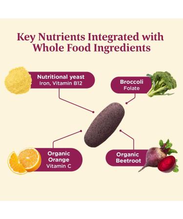 MegaFood Iron Supplements Multivitamins for Women | Whole Food Blood Builder Iron Pills Tablets with Vitamin C Vitamin B12 Folate Rice Beets Root | Fatigue Anemia Hair Loss Iron & Ferritin Deficiency (90 Count (Pack of 1) Blood Builder) - Buy Online on SooperMarket.com