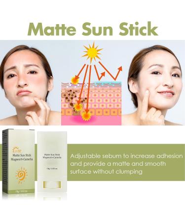 18g Sunblock Stick Matte Moisturizing UV Protection Lightweight Facial Sunscreen Stick for Women - Buy Online on SooperMarket.com