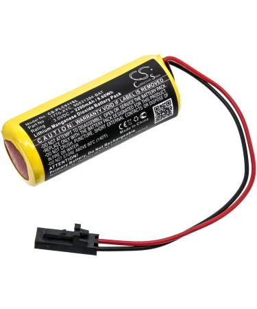2200mAh/3.0V 9556902-LITH 1770-XYC 1770-XYC/A 96831384-BAT Battery Replacement for Allen Bradley PLC-5 Controller Series D 1771-DMC1 1785-L80C15 1785-L80C 1785-L60B 1785-L20C 1785-L46B 1785-L46C15