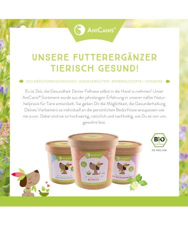 AniCanis Organic Artichoke Herb for Dogs - Dried Artichoke Vegetables - Natural Food Additive - 100g | International Shipping Available - Buy Online on SooperMarket.com