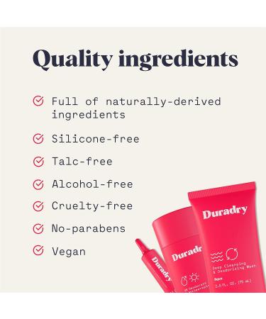 Duradry 3-Step Protection System for Excessive Sweating - Clear Sky - Buy Online on SooperMarket.com