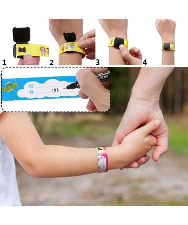 Shop DKDDSSS 9PC Children Sidelines | Baby Railway Dishware & Waterproof Emergency Bracelets for Toddlers - Perfect for Boys - Buy Online on SooperMarket.com