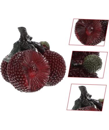 Zerodeko Tea Pet Kids Toys Lifelike Persimmon Ornament Avocado Statue Exquisite Desktop Decor Discoloring Fruit Statue Lychee Fruit Decorative Desktop Decor Ornaments Resin Personality As Shown 7X6X6cm - Buy Online on SooperMarket.com