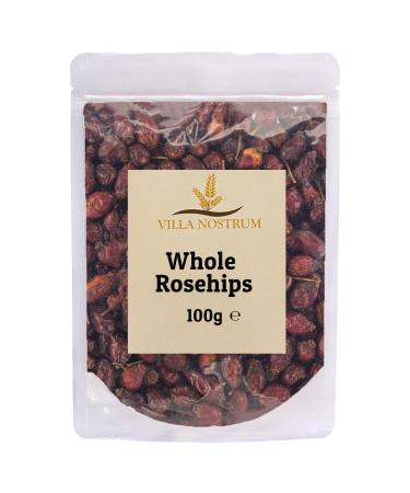 Whole Rosehips 100g || Natural Sun Dried Whole Rosehips Rosa Canina Herbal Tea Premium Quality by Villa Nostrum