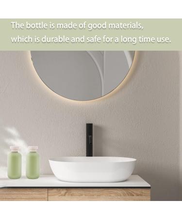 3 PCS Flip Cap Shampoo Bottles Empty Refillable Travel Bottles for Toiletries for Travel Size 200ML for Shampoo Lotions Cream Body Wash Conditioner Travel Shampoo Bottles - Buy Online on SooperMarket.com
