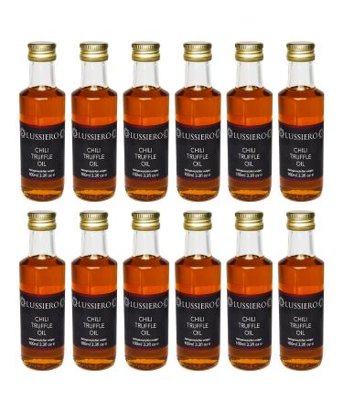 Lussiero Chili Truffle Oil white truffle aroma with fiery chili note in extra virgin olive oil 100ml 12 pack 12 pack 100ml