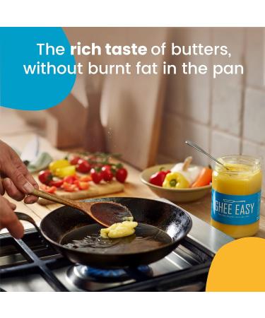 Ghee Easy 1250g Bio Ghee from Grass-Fed Cows - Highly Pure Authentic Ayurvedic Ghee Without Additives - Certified Organic & Biodynamic - Free from Lactose and Gluten - 100% European Plain Ghee 1250g - Buy Online on SooperMarket.com