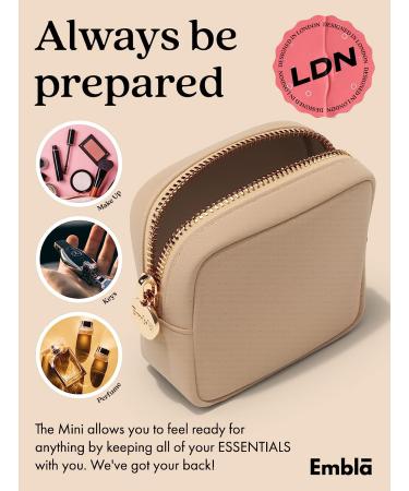 Embla Nylon Makeup Bag Travel Toiletry Organizer - Zipper Pouch Clutch Coin Purse - Buy Online on SooperMarket.com