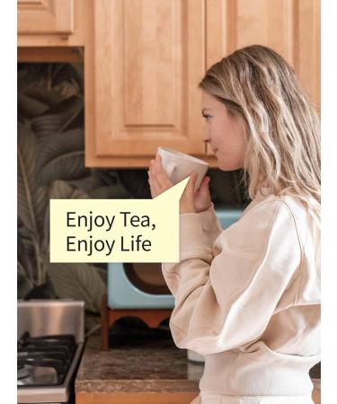 TeeLux Ginger Tea Bags 100 Count - Vegan, Caffeine-Free, Rich in Antioxidants - Spicy & Warm Herbal Tea Bags - Pack of 1 - Buy Online on SooperMarket.com