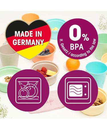Nip Baby & Children's Plate Set | Dishwasher-Safe BPA-Free Extra Flat Dishes | Perfect Coast Start Matte Colors - Buy Online on SooperMarket.com
