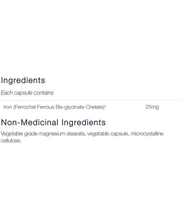 CanPrev Iron Bis-Glycinate 25 | 120 VegCaps - Buy Online on SooperMarket.com
