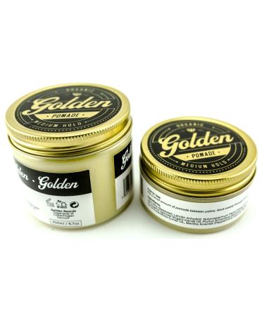 3 Oz Organic & Natural Hair Pomade Wax for Perfect Shine - Handcrafted in Denmark - Medium Hold for Long & Short Hair - Unisex - Buy Online on SooperMarket.com