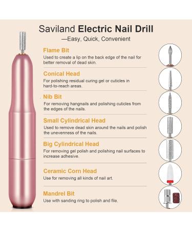 SAVILAND Acrylic Nail Kit with Nail Drill - All-In-One Professional Set for Beginners Gel Polish & UV Light - DIY Home Salon Gift - Buy Online on SooperMarket.com