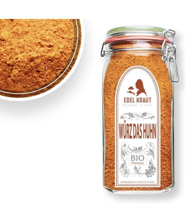 EDEL KRAUT Organic Chicken Seasoning - Premium 130g Glass Jar | Gourmet Spices for Flavorful Dishes - Buy Online on SooperMarket.com
