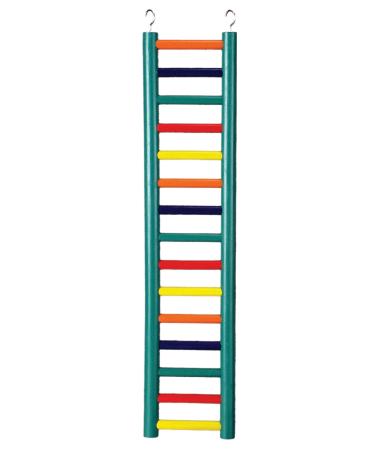 Prevue Pet Products 15-Rung Multi-Color Wood Bird Ladder