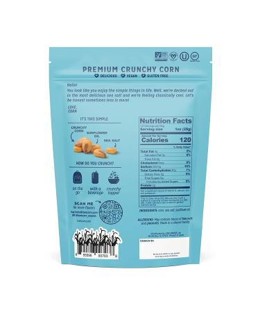 LOVE CORN Sea Salt Snack 1.6oz x10 Bags | Crunchy Non-GMO Gluten-Free Plant Based Low-Sugar | Salted Corn Snack Pack - Buy Online on SooperMarket.com
