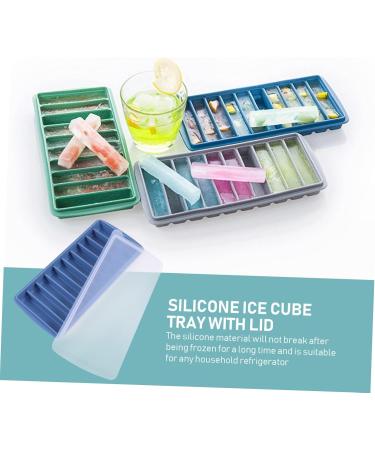 ABOOFAN 1pc Kitchen Dessert Shaped Ice Bar Household Shop Practical DIY Supply Cube Silicone Mold Design 24.5X11.5CM Blue - Buy Online on SooperMarket.com