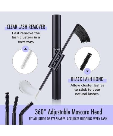 BEYELIAN Lash Clusters Kit - 72 Pcs 10-16mm Individual Cluster Lashes with Bond and Remover - Soft, Lightweight, Waterproof - Comfortable Adhesive - Buy Online on SooperMarket.com