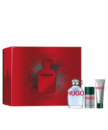 Hugo Boss Hugo Man Eau de Toilette Aromatic Foug re Men's Cologne With Notes of Green Apple & Fir Balsam Long Lasting Fragrance 1.4 Fl Oz (Pack of 3)