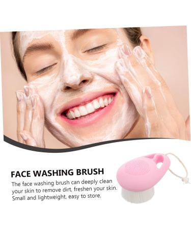 Angoily Makeup Brush Cleansing & Exfoliating Facial Wash Brush | Manual Silicone Scrubber for Women - Best for Face Care - Buy Online on SooperMarket.com