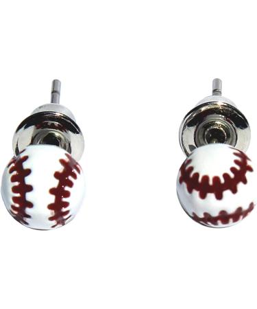 Baseball Stud Earrings Set - 2 Pairs (Small) - Buy Online on SooperMarket.com