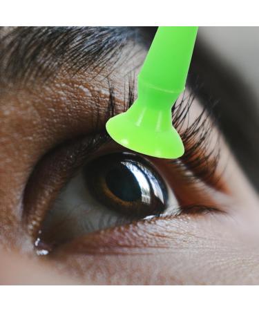 Healvian Silicone Eyeball Cover Set - Flexible Eye Pad & Surgery Protector in Green | International Shipping Available - Buy Online on SooperMarket.com