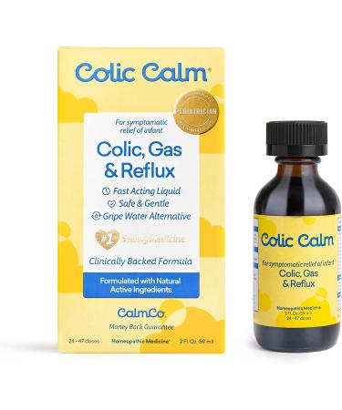 Colic Calm Homeopathic Gripe Water 2 fl oz (Pack of 2) - Infant Gas Relief Drops - Buy Online on SooperMarket.com